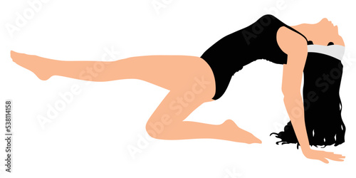 Fitness woman doing exercise