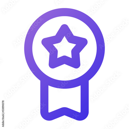 reward icon outline gradient style