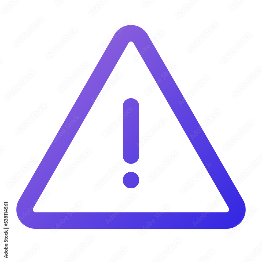 alert icon outline gradient style alert icon outline gradient style