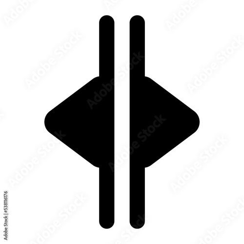split icon solid style