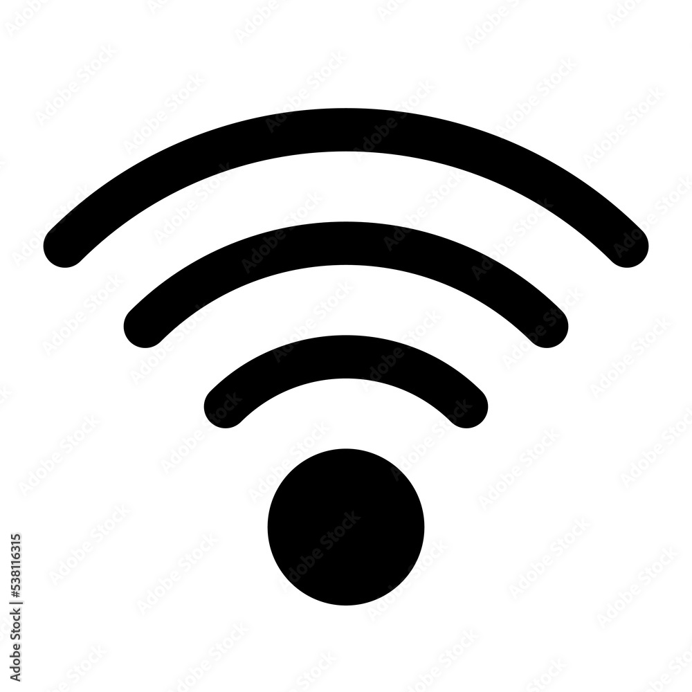 wireless icon solid style wireless icon solid style