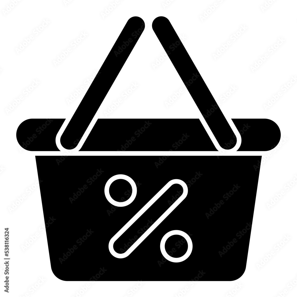 basket solid icon basket solid icon