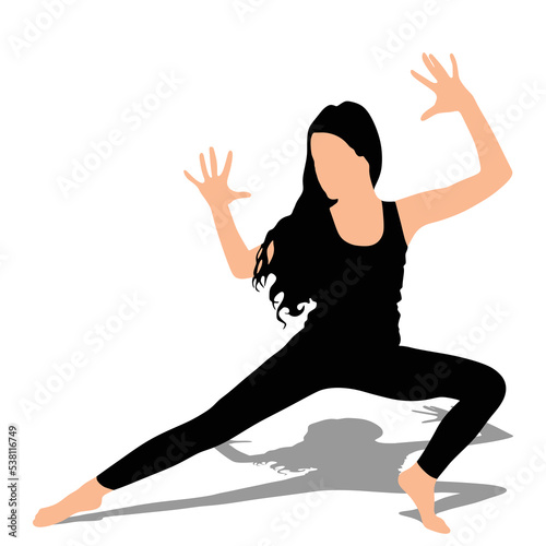 Fitness woman doing exercise