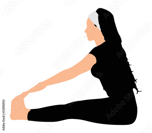 Fitness woman doing exercise