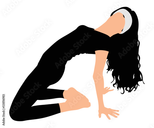 Fitness woman doing exercise