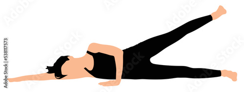 Fitness woman doing exercise