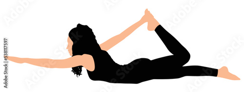 Fitness woman doing exercise