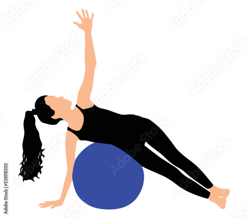 Fitness woman doing exercise