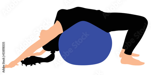 Fitness woman doing exercise