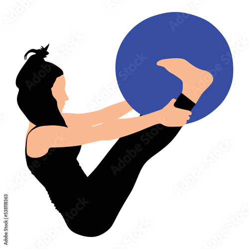 Fitness woman doing exercise
