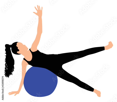Fitness woman doing exercise