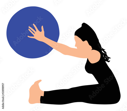 Fitness woman doing exercise