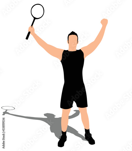 Young man exercising 