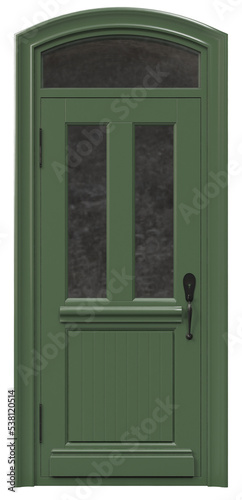 Entrance classic doors for the house