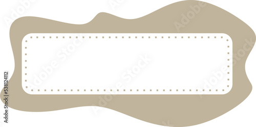 Cute label name tag