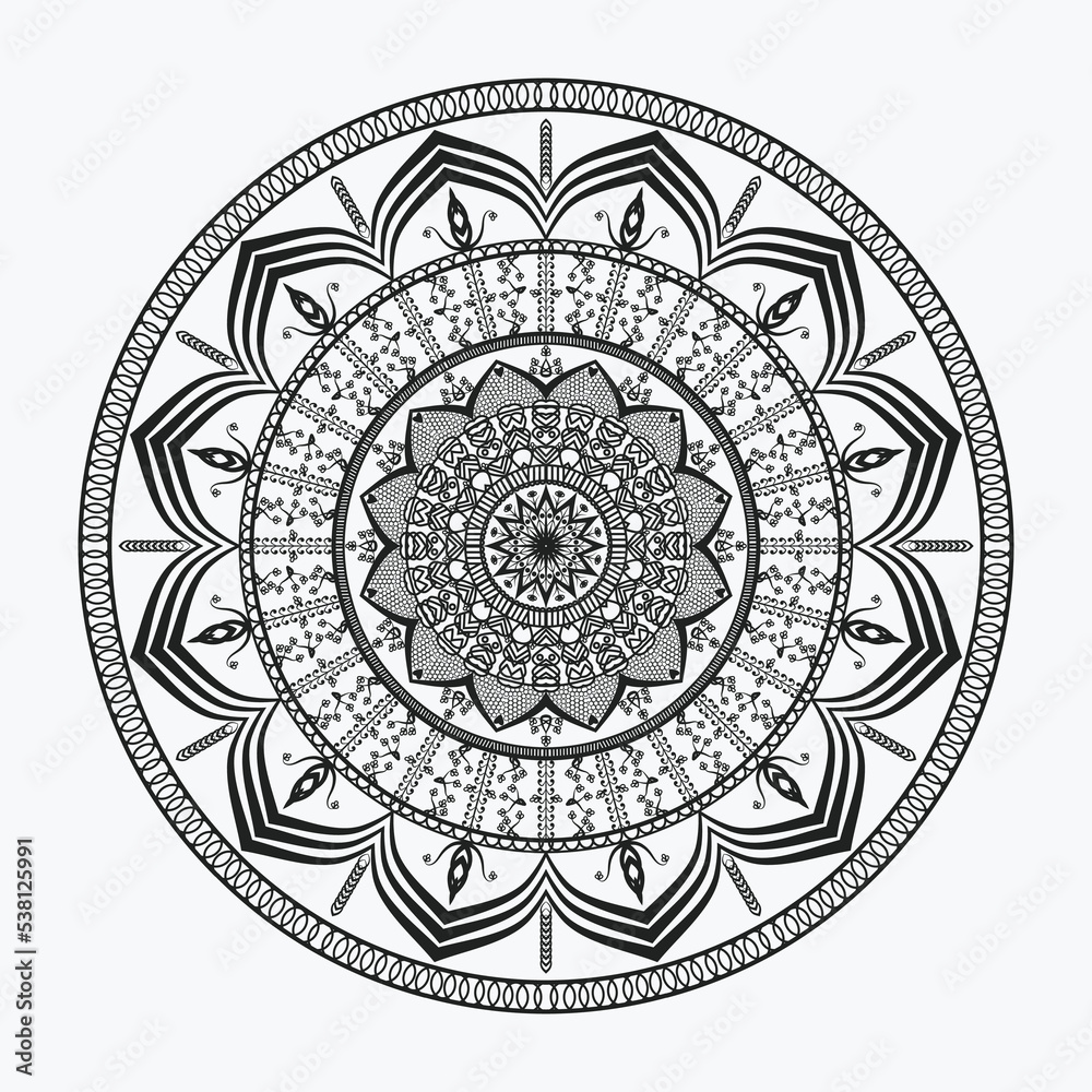 Luxury mandala ornamental background design with arabesque Islamic style Luxury mandala ornamental background design with arabesque Islamic style