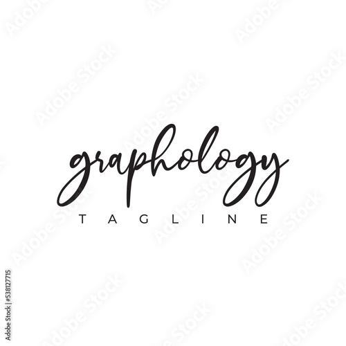 trendy signature logo design 