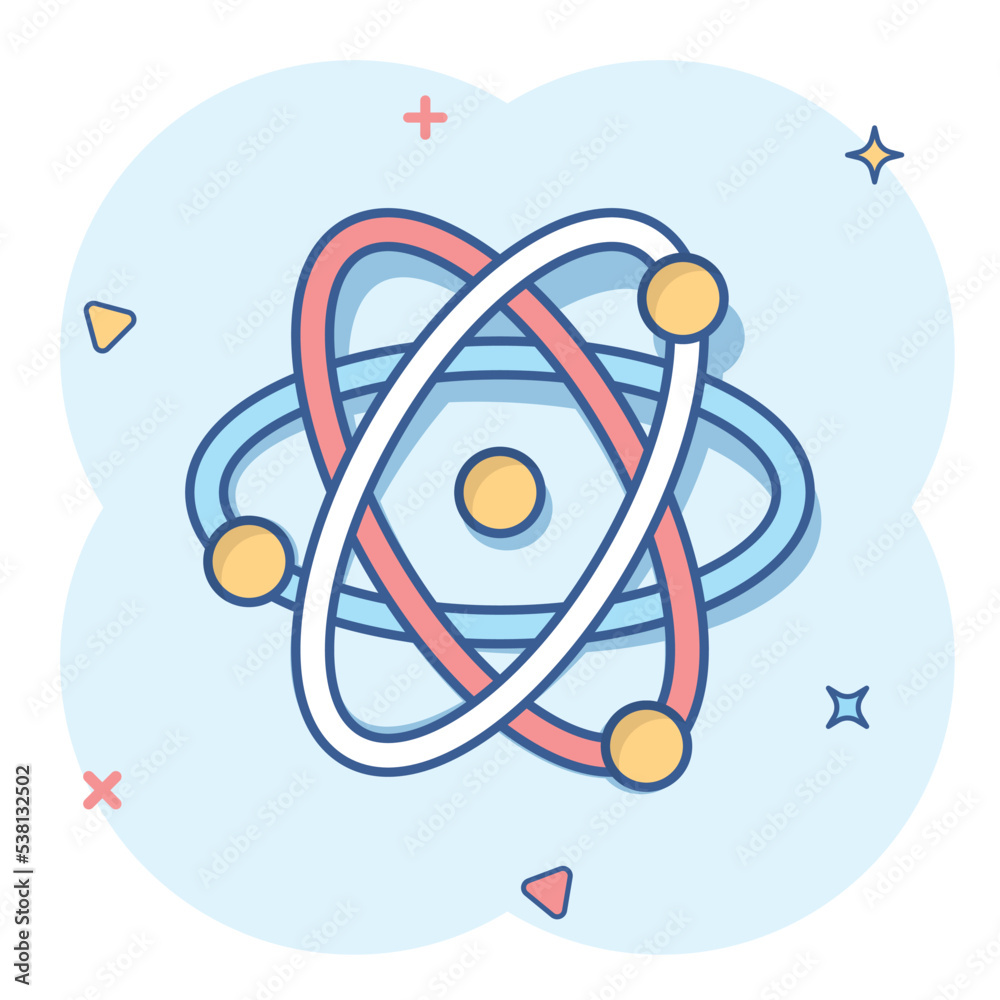 Science icon in comic style. Dna cell cartoon vector illustration on white isolated background. Molecule evolution splash effect business concept. Science icon in comic style. Dna cell cartoon vector illustration on white isolated background. Molecule evolution splash effect business concept.