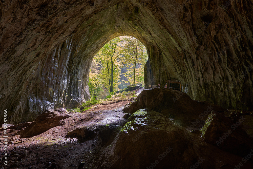 Cave in the mountains Cave in the mountains