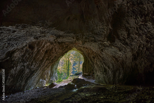 Cave in the mountains