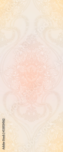 Classical luxury old fashioned damask ornament, royal seamless texture for wallpapers, textile, wrapping. Vintage exquisite floral baroque template. seamles