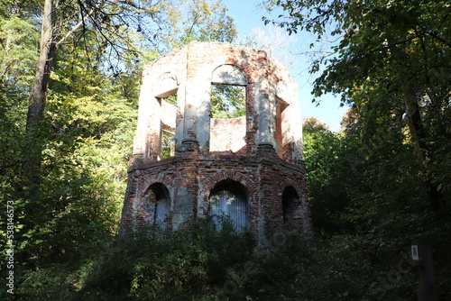 Ruiny w rezerwacie przyrody Morysin w Warszawie photo