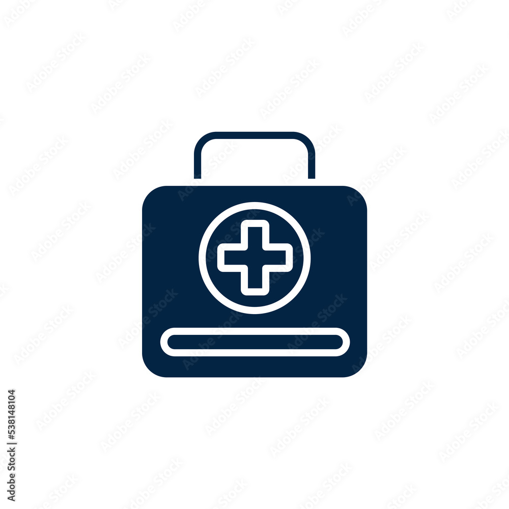 First Aid Box line icon. Simple element illustration. First Aid Box concept outline symbol design. First Aid Box line icon. Simple element illustration. First Aid Box concept outline symbol design.