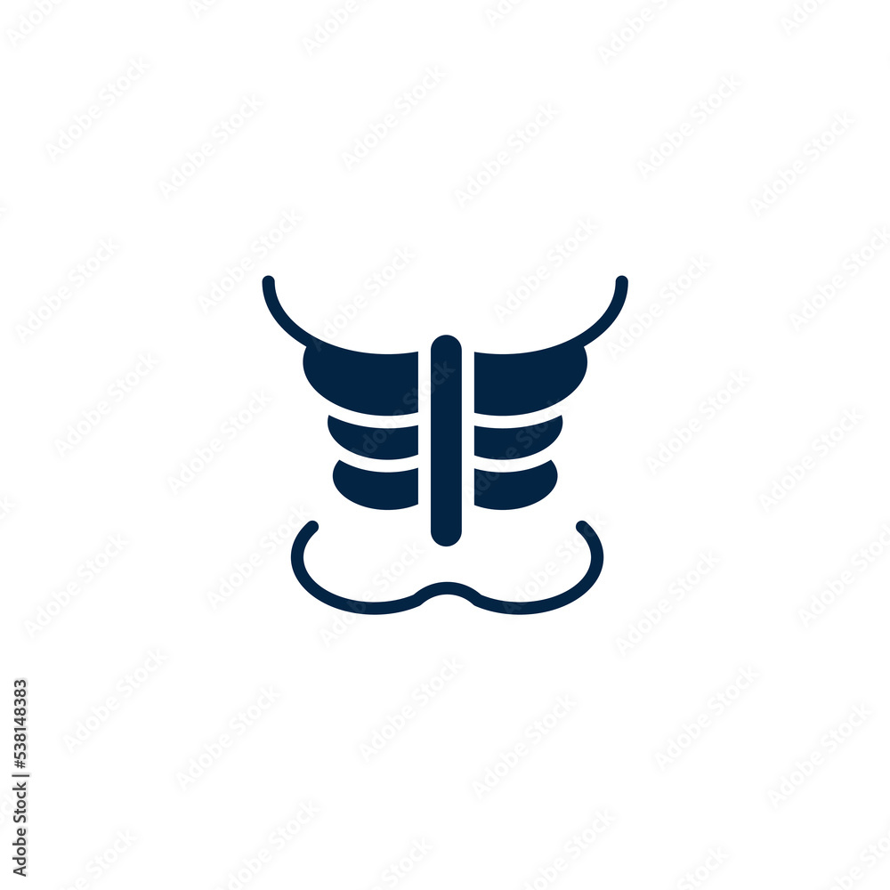 X-ray concept line icon. Simple element illustration.X-ray concept outline symbol design X-ray concept line icon. Simple element illustration.X-ray concept outline symbol design