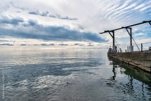 pier in the sea