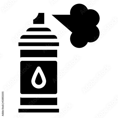 SPRAY PAINT glyph icon
