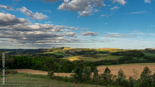 landscape with clouds