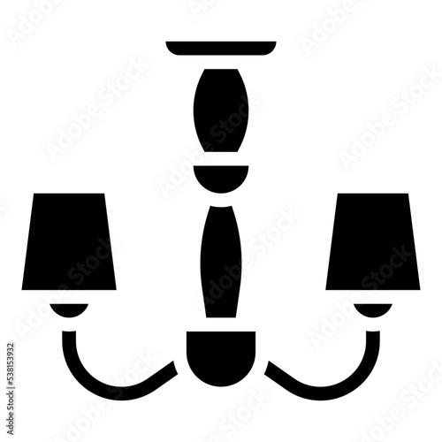 CHANDELIER glyph icon