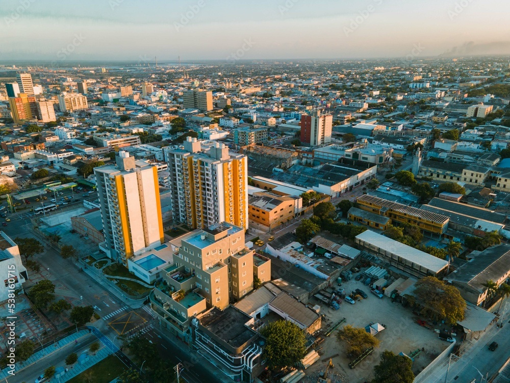Fototapeta premium Barranquilla, desde los cielos