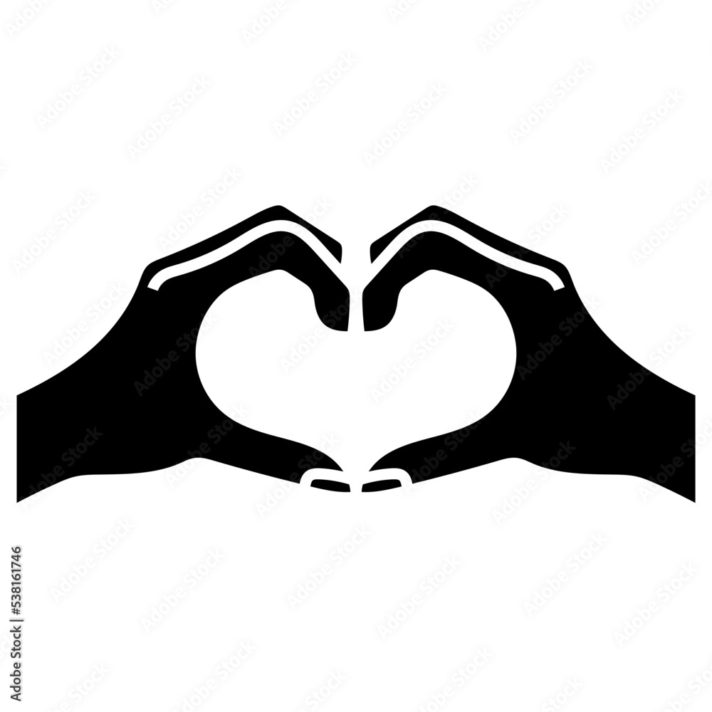 Obraz premium HAND 22 glyph icon