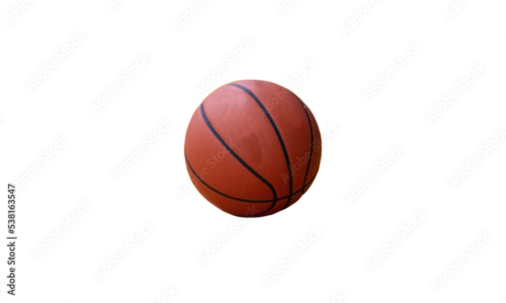 Basketball with a transparent background
