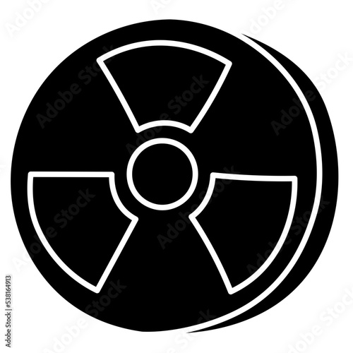RADIATION glyph icon