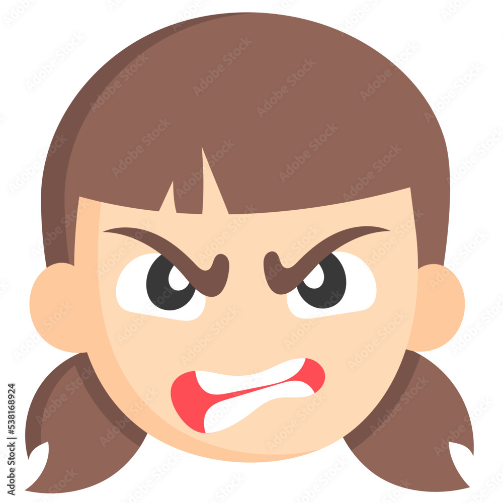 ANGRY flat icon