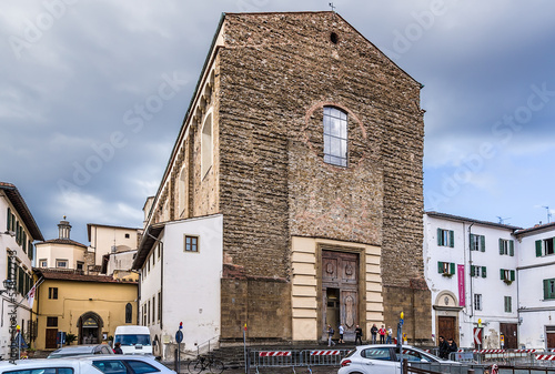 Florence, Italy. Medieval Church of Santa Maria del Carmine