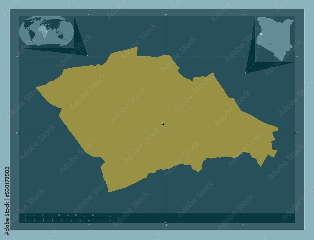 Trans Nzoia, Kenya. Solid. Major cities