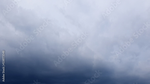 massive grey and blue overcast clouds backdrop for weather forecast - abstract 3D illustration