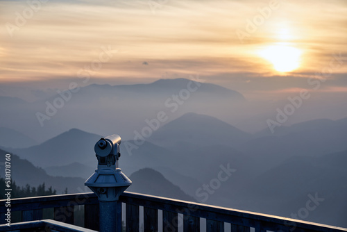 view from the top of the mountain