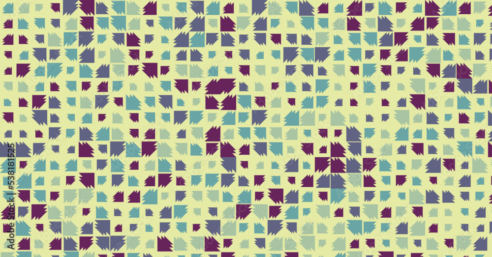 Fototapeta premium Abstract Color Halftone Dots generative art background illustration