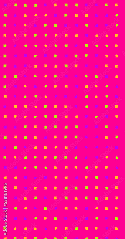 Abstract Color Halftone Dots generative art background illustration