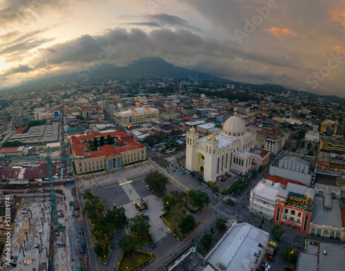 Center of the city from El Salvador, Bitcoin city 
