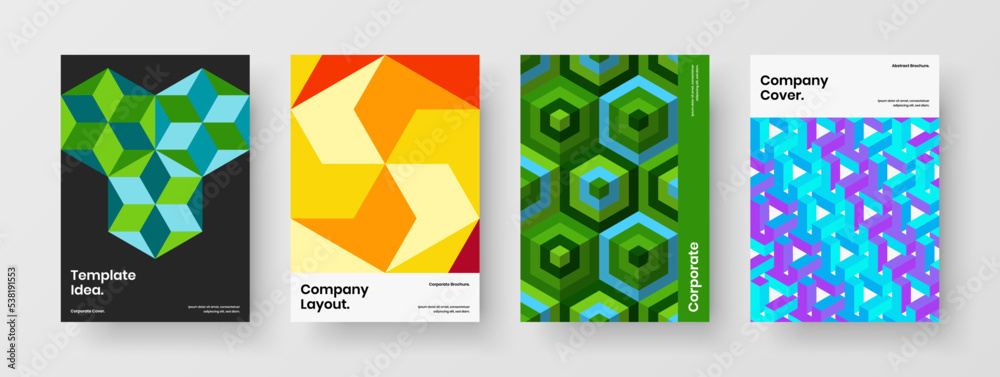 Fresh flyer A4 design vector illustration collection. Minimalistic mosaic pattern banner layout composition. Fresh flyer A4 design vector illustration collection. Minimalistic mosaic pattern banner layout composition.