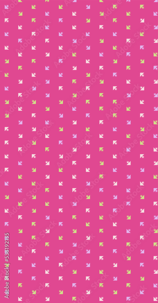Abstract Color Halftone Dots generative art background illustration