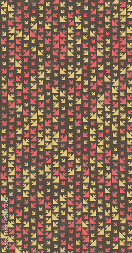 Abstract Color Halftone Dots generative art background illustration