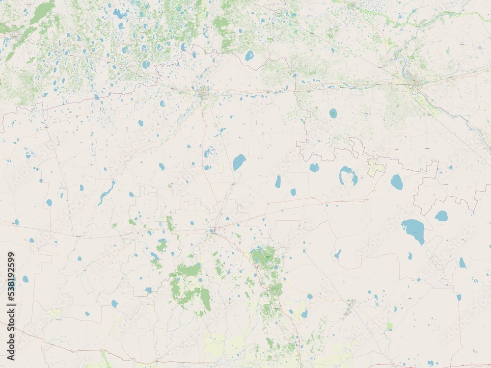 North Kazakhstan, Kazakhstan. OSM. No legend North Kazakhstan, Kazakhstan. OSM. No legend