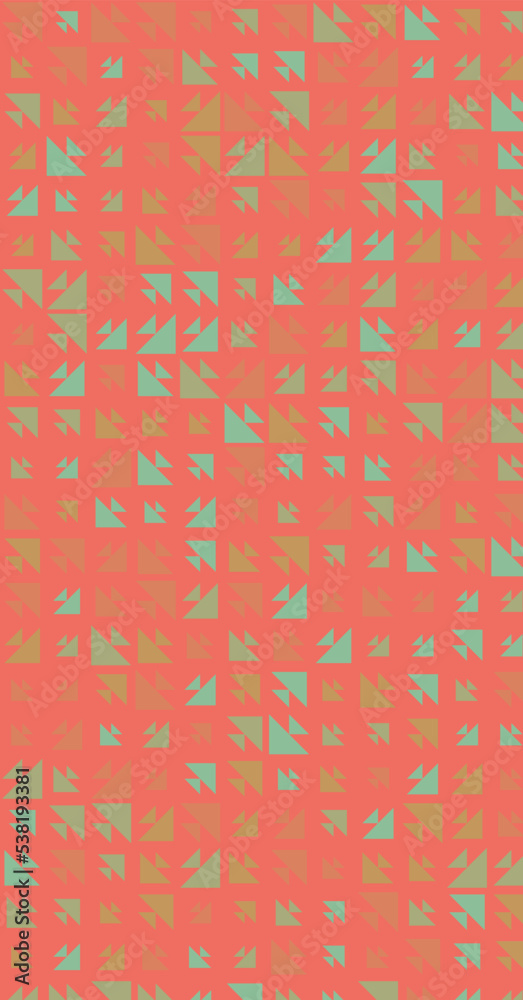 Fototapeta premium Abstract Color Halftone Dots generative art background illustration