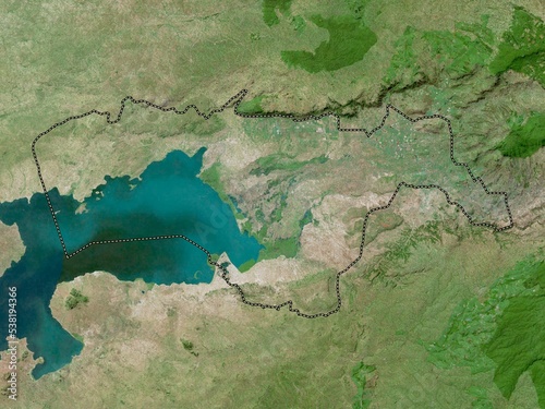 Kisumu, Kenya. High-res satellite. No legend